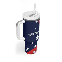 Personalized USA Make America Strong Again Tumbler With Handle Go Paris 2024 - Wonder Print Shop