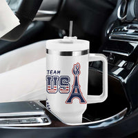Personalized USA Make America Strong Again Tumbler With Handle Go Paris 2024 - Wonder Print Shop