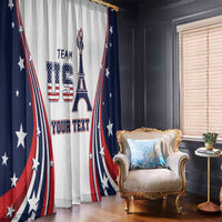 Personalized USA Make America Strong Again Window Curtain Go Paris 2024 - Wonder Print Shop