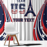 Personalized USA Make America Strong Again Window Curtain Go Paris 2024 - Wonder Print Shop