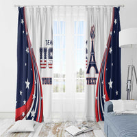 Personalized USA Make America Strong Again Window Curtain Go Paris 2024 - Wonder Print Shop