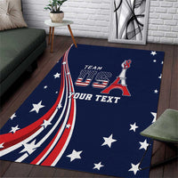 Personalized USA One For All Area Rug Go Paris 2024 LT9 - Wonder Print Shop
