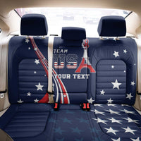 Personalized USA One For All Back Car Seat Cover Go Paris 2024 LT9 - Wonder Print Shop