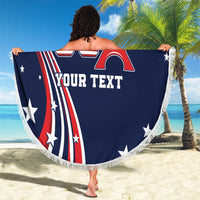 Personalized USA One For All Beach Blanket Go Paris 2024 LT9 - Wonder Print Shop