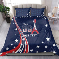 Personalized USA One For All Bedding Set Go Paris 2024 LT9 - Wonder Print Shop