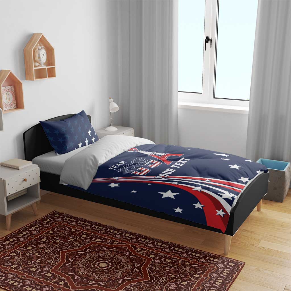 Personalized USA One For All Bedding Set Go Paris 2024 LT9 - Wonder Print Shop