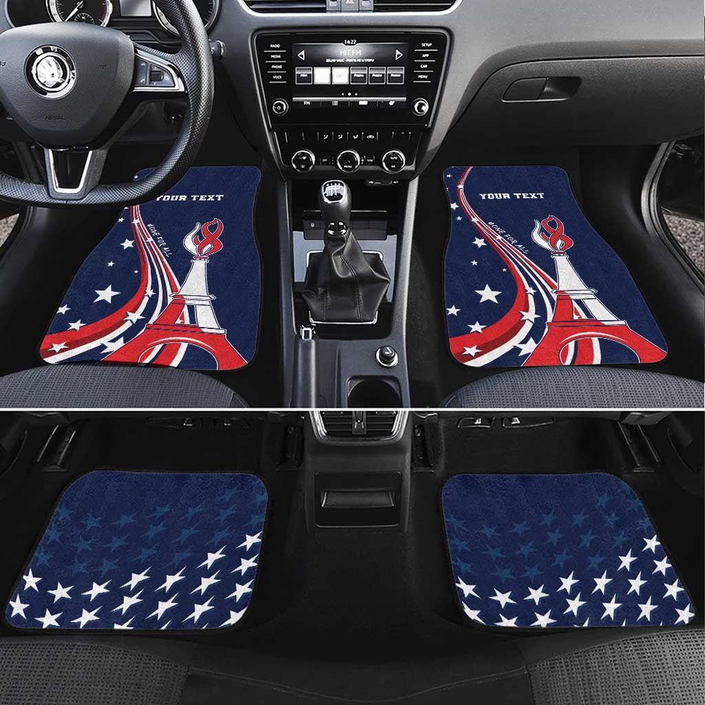 Personalized USA One For All Car Mats Go Paris 2024 LT9 - Wonder Print Shop
