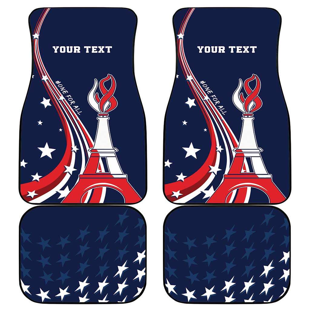 Personalized USA One For All Car Mats Go Paris 2024 LT9 - Wonder Print Shop