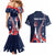 Personalized USA One For All Couples Matching Mermaid Dress and Hawaiian Shirt Go Paris 2024 LT9 - Wonder Print Shop