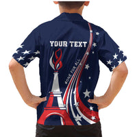 Personalized USA One For All Family Matching Mermaid Dress and Hawaiian Shirt Go Paris 2024 LT9 - Wonder Print Shop