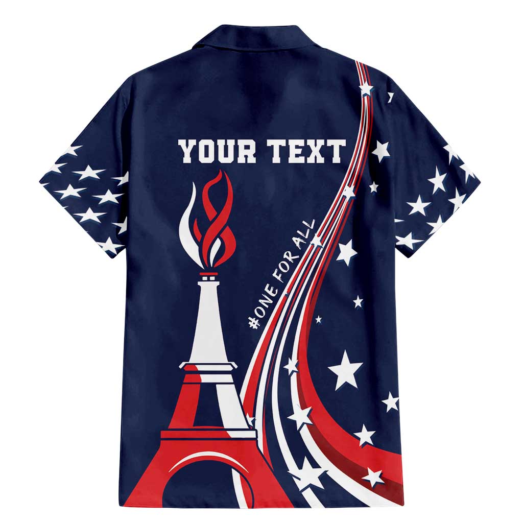Personalized USA One For All Family Matching Mermaid Dress and Hawaiian Shirt Go Paris 2024 LT9 - Wonder Print Shop