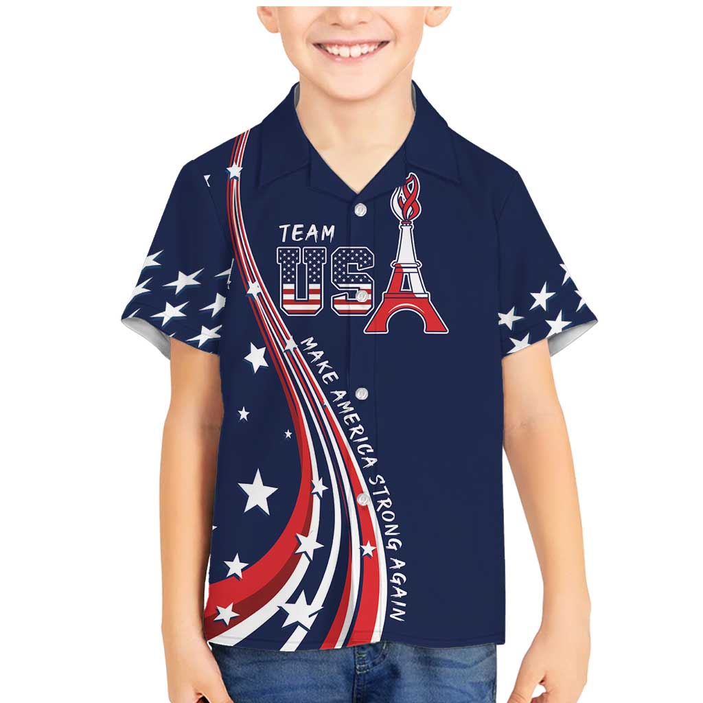 Personalized USA One For All Family Matching Mermaid Dress and Hawaiian Shirt Go Paris 2024 LT9 - Wonder Print Shop