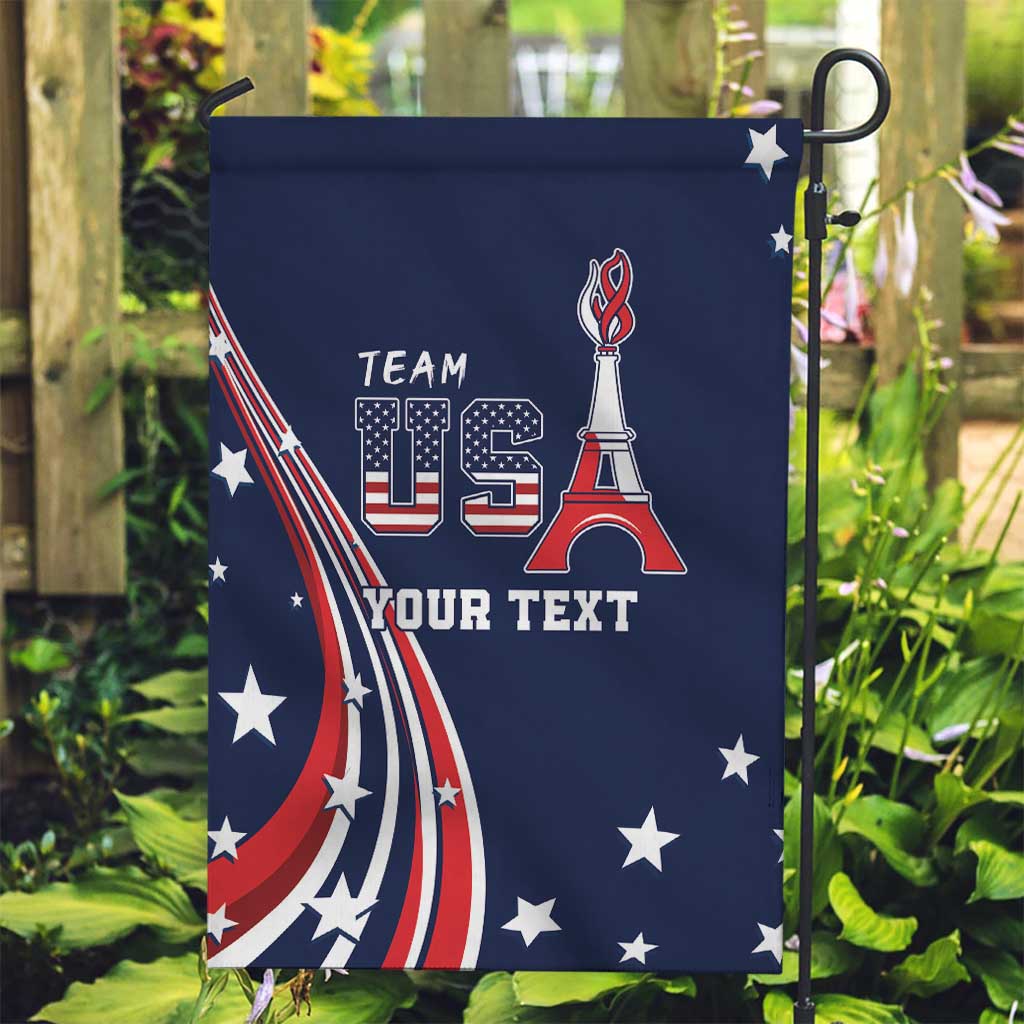 Personalized USA One For All Garden Flag Go Paris 2024 - Wonder Print Shop