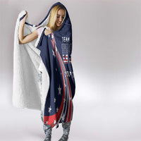 Personalized USA One For All Hooded Blanket Go Paris 2024