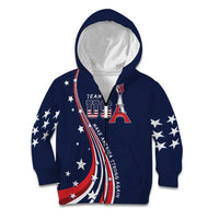 Personalized USA One For All Kid Hoodie Go Paris 2024 - Wonder Print Shop