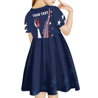 Personalized USA One For All Kid Short Sleeve Dress Go Paris 2024 - Wonder Print Shop