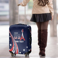 Personalized USA One For All Luggage Cover Go Paris 2024 - Wonder Print Shop