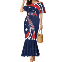 Personalized USA One For All Mermaid Dress Go Paris 2024 - Wonder Print Shop