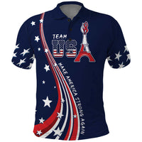 Personalized USA One For All Polo Shirt Go Paris 2024 - Wonder Print Shop