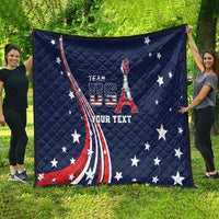 Personalized USA One For All Quilt Go Paris 2024 - Wonder Print Shop