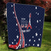 Personalized USA One For All Quilt Go Paris 2024 - Wonder Print Shop