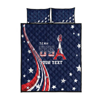 Personalized USA One For All Quilt Bed Set Go Paris 2024 - Wonder Print Shop