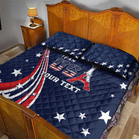 Personalized USA One For All Quilt Bed Set Go Paris 2024 - Wonder Print Shop