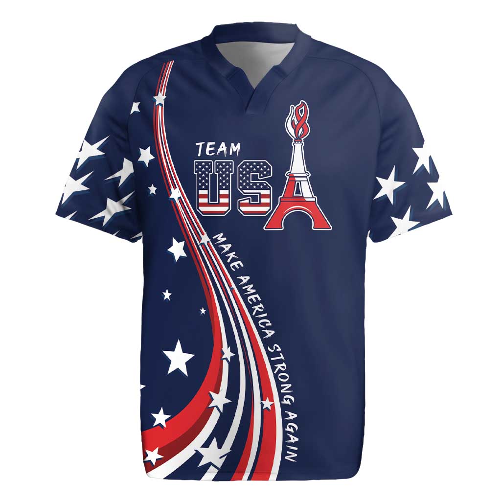 Personalized USA One For All Rugby Jersey Go Paris 2024 - Wonder Print Shop