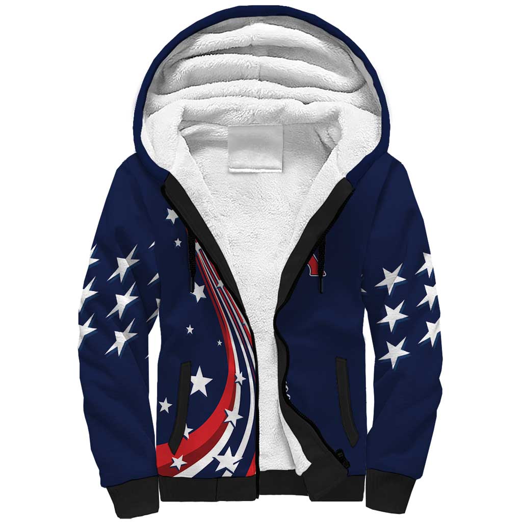 Personalized USA One For All Sherpa Hoodie Go Paris 2024 - Wonder Print Shop