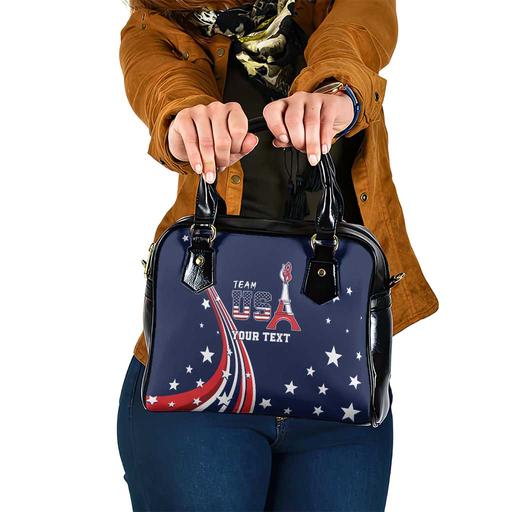 Personalized USA One For All Shoulder Handbag Go Paris 2024