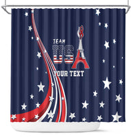 Personalized USA One For All Shower Curtain Go Paris 2024