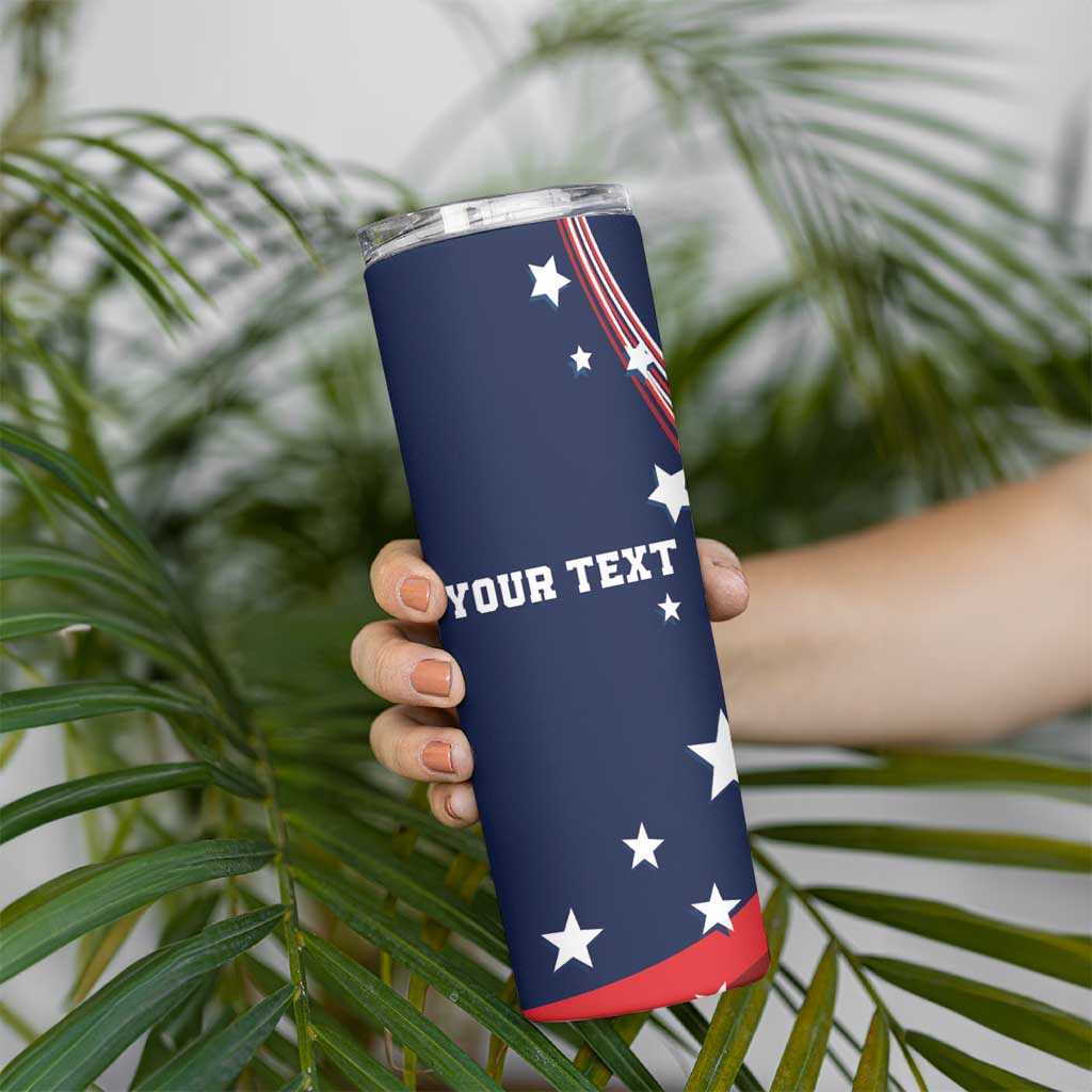 Personalized USA One For All Skinny Tumbler Go Paris 2024 - Wonder Print Shop