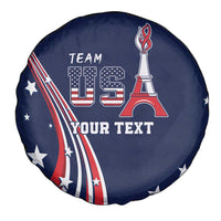 Personalized USA One For All Spare Tire Cover Go Paris 2024 - Wonder Print Shop