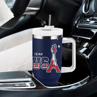 Personalized USA One For All Tumbler With Handle Go Paris 2024 - Wonder Print Shop