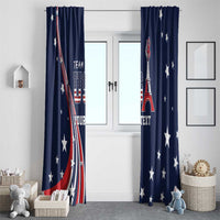 Personalized USA One For All Window Curtain Go Paris 2024 - Wonder Print Shop