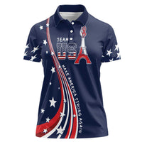 Personalized USA One For All Women Polo Shirt Go Paris 2024 - Wonder Print Shop