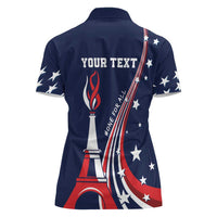Personalized USA One For All Women Polo Shirt Go Paris 2024 - Wonder Print Shop
