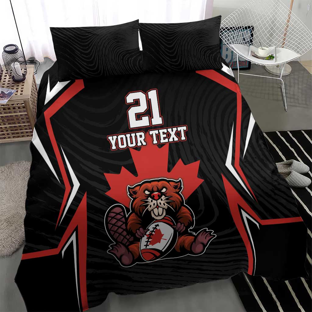 Custom Canada Rugby Pacific Bedding Set Beaver and Maple Leaf LT9 - Wonder Print Shop