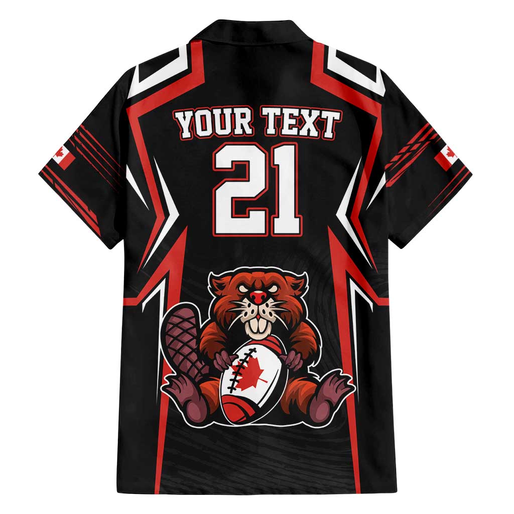 Custom Canada Rugby Pacific Family Matching Long Sleeve Bodycon Dress and Hawaiian Shirt Beaver and Maple Leaf LT9 - Wonder Print Shop