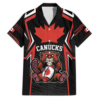 Custom Canada Rugby Pacific Family Matching Mermaid Dress and Hawaiian Shirt Beaver and Maple Leaf LT9 - Wonder Print Shop