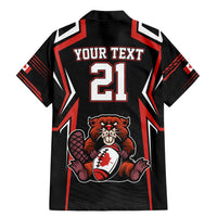 Custom Canada Rugby Pacific Family Matching Mermaid Dress and Hawaiian Shirt Beaver and Maple Leaf LT9 - Wonder Print Shop