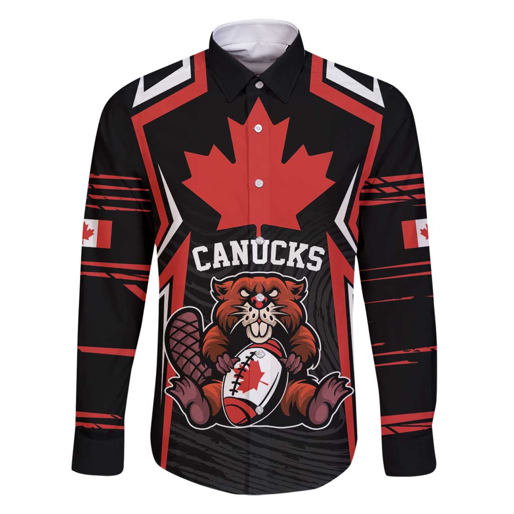 Custom Canada Rugby Pacific Family Matching Mermaid Dress and Hawaiian Shirt Beaver and Maple Leaf LT9 - Wonder Print Shop