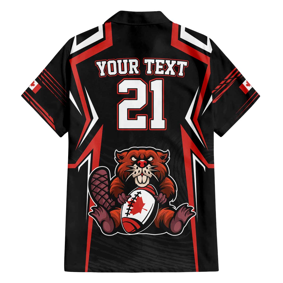 Custom Canada Rugby Pacific Family Matching Puletasi and Hawaiian Shirt Beaver and Maple Leaf - Wonder Print Shop