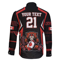 Custom Canada Rugby Pacific Family Matching Short Sleeve Bodycon Dress and Hawaiian Shirt Beaver and Maple Leaf - Wonder Print Shop