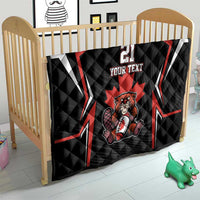 Custom Canada Rugby Pacific Quilt Beaver and Maple Leaf - Wonder Print Shop