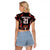 Custom Canada Rugby Pacific Raglan Cropped T Shirt Beaver and Maple Leaf - Wonder Print Shop