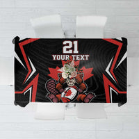 Custom Canada Rugby Pacific Tablecloth Beaver and Maple Leaf - Wonder Print Shop