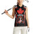 Custom Canada Rugby Pacific Women Sleeveless Polo Shirt Beaver and Maple Leaf - Wonder Print Shop