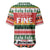 Merry Cat-Mas Baseball Jersey Christmas It's Fine I'm Fine Everything is Fine LT9 - Wonder Print Shop