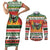 Merry Cat-Mas Couples Matching Short Sleeve Bodycon Dress and Long Sleeve Button Shirt Christmas It's Fine I'm Fine Everything is Fine LT9 - Wonder Print Shop